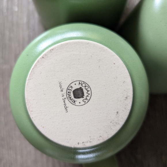 Hoganas Keramik Mugs (3) from Sweden, Swedish collectible - Picture 4 of 7